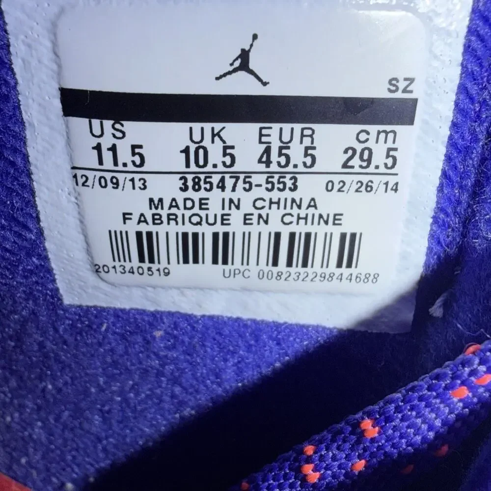 Air Jordan 2 Retro Iron Purple 2014 Men’s 11.5